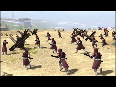 GALACTIC MARINES OMAHA BEACH ASSAULT - Star Wars: Galaxy at War Mod Gameplay