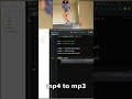 Convert mp4 to mp3 using Python. Python Tips and Tricks