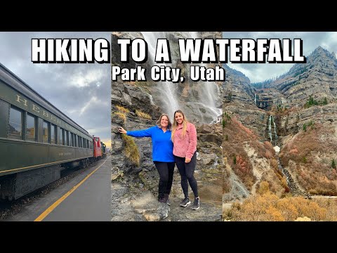 Hiking Bridal Veil Falls & Standing UNDER a Waterfall | Heber Valley Railroad -Park City, Utah Day 3