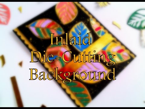 Inlaid Die cutting Background
