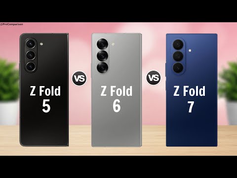 Galaxy Z Fold 5 vs. Galaxy Z Fold 6 vs. Galaxy Z Fold 7 || Vollständiger Vergleich