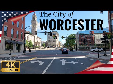 DRIVING in WORCESTER, Worcester County, Massachusetts, UNITED STATES I 4K 60fps