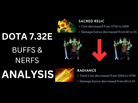 IS RADIANCE BACK? Deep Dive into the Dota 7.32E Patch: Analysis and Insights