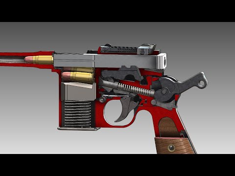 Mauser C96 Pistol  | How It Works