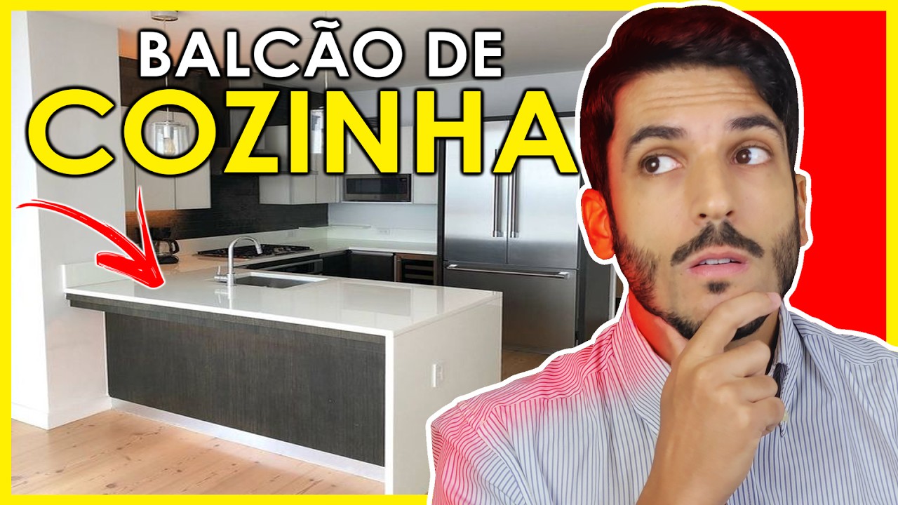BALCÃO DE COZINHA - DICAS SIMPLES PARA COZINHA AMERICANA OU COZINHA PEQUENA