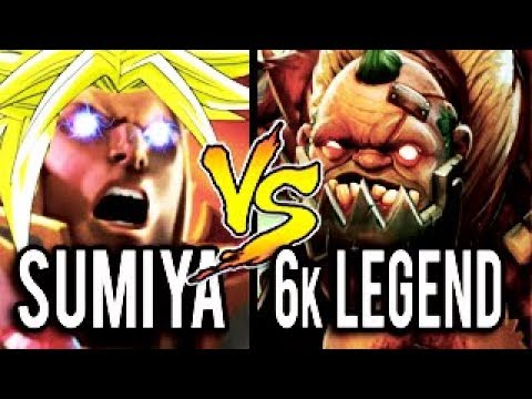 SumiYa [Invoker] vs 6k MMR Legendary Pudge ► GANK ME MORE PLZ ! Dota 2 7.06