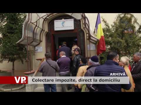 Colectare impozite, direct la domiciliu