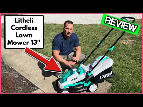 Litheli Cordless Lawn Mower 13 Inch