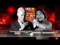 Cody Rhodes Vs Hiromu Takahashi ROH NJPW WAR OF THE WORLDS 2018 FULL MATCH