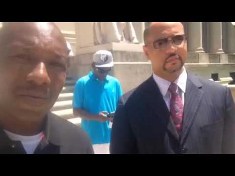 Darrius Stewart's father and attorney Carlos Moore