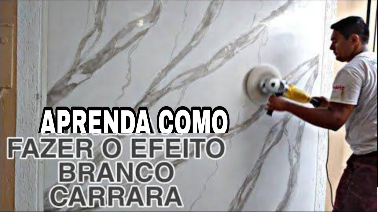 BRANCO CARRARA COMO FAZER : Passo a Passo Completo #comofazer #brancocarrara #marmore