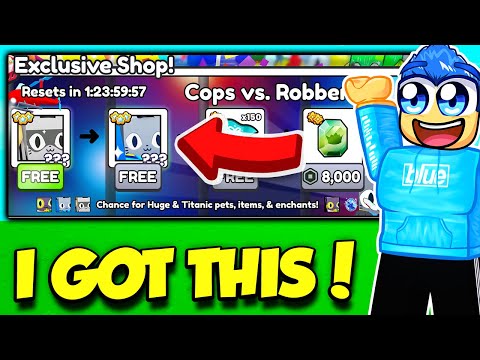 I BOUGHT THE COPS VS ROBBERS FOREVER PACK IN PET SIMULATOR 99 AND GOT THIS...