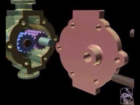 Gear pump Assembly animation video #Gearpump #Assembly animation videos Video
