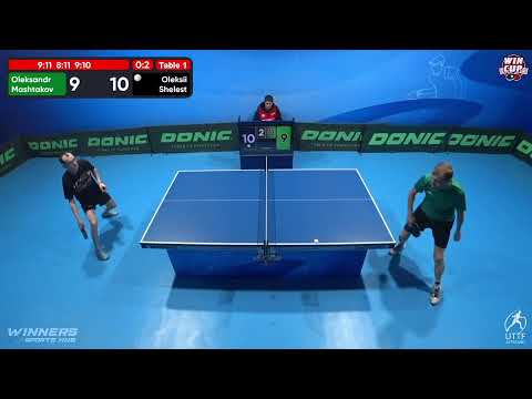 21:00 Oleksandr Mashtakov 0 - 3 Oleksii Shelest West 5 WIN CUP 20.11.2022 | TABLE TENNIS WINCUP