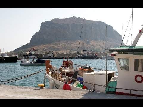 DRIVING-WALKING IN MONEMVASIA,GREECE