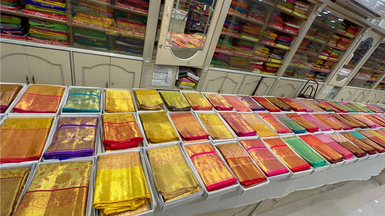 Kanjivaram silk sarees||Buy1 Get1 free||From 400/-||Single saree courier available