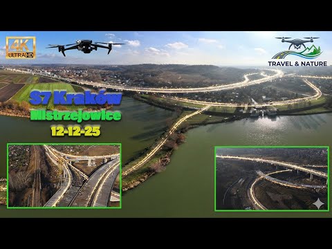 Budowa #S7 #Widoma #Kraków Mistrzejowice 12 grudnia. Elementy nad torami zamontowane