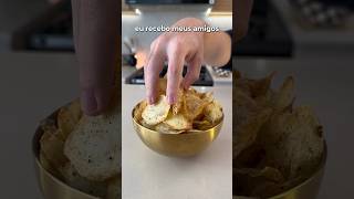 ISSO DAQUI É PERFEITO PARA RECEBER OS AMIGOS NOS JOGOS DA COPA - BATATA CHIPS #receitas #receita