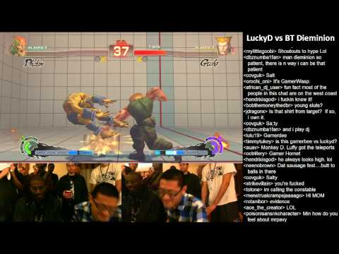 SSF4AE Salty Suite @ NEC13: AG LuckyD vs BT Dieminion + SeanY vs gridman