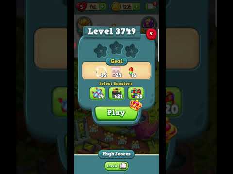 Toy Blast Level 3749 Drill Booster