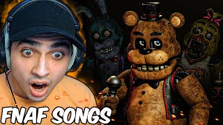 FIRST TIME LISTENING TO FNAF MUSIC! FNAF Songs 1-3
