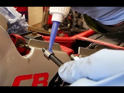 Gewinde reparieren (hier beim Motorrad, geht aber universal)