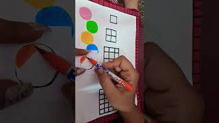Stacked Squares| Shapes in mathematics|Shape sequences|#stacked #square #shapes #sequence #cbse