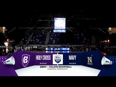 Highlights: Navy Men's Basketball vs Holy Cross (1/21/26)