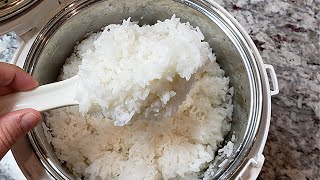 RICE COOKER Method | How I Make Steamed Rice
