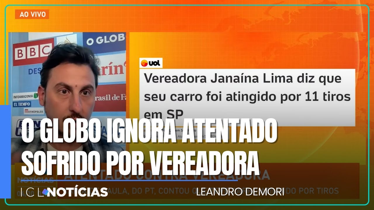 O Globo ignora atentado sofrido por vereadora Tainá de Paula, mas destaca morte de corvo em Londres