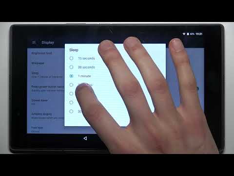 How to Change Screen Timeout in LENOVO Tab 4 8 – Display Settings