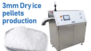 3mm Dry Ice Pellet Production Machine | Dry Ice Maker Machine Achieves Efficient Production! #dryice