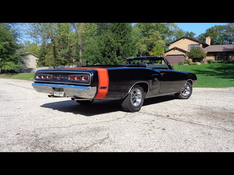 1970 Dodge Coronet R/T RT Convertible 440 in Triple Black & Ride on My Car Story with Lou Costabile