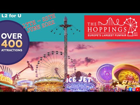 The Hoppings Newcastle Upon Tyne || Europe's Largest Funfair || Hoppings June 2022 Main Attractions