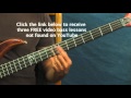 online bass guitar lesson come together the beatles ...