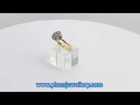 J6159 DIAMOND CLUSTER RING