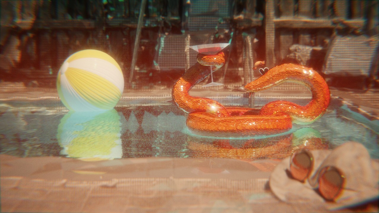 Staying Cool In The Pool