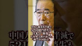 中国人観光客が半減しても日本は沈まなかった…石原慎太郎が説いた「脱・中国依存」 #政治 #石原慎太郎