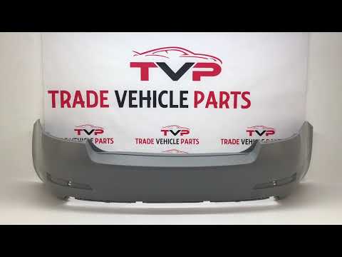 Fits Skoda Octavia 2013-2017 Rear Bumper Primed With Towing Eye Cover Saloon Models Only Not For Estate video