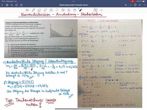 6. Kurvendiskussion Anwendungsaufgabe Inlinerrampe