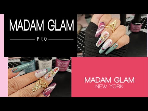Unboxibg and Swatching ‎@madamglamofficial  | Month Of Love Nail Set #explore #nails #nailart #210