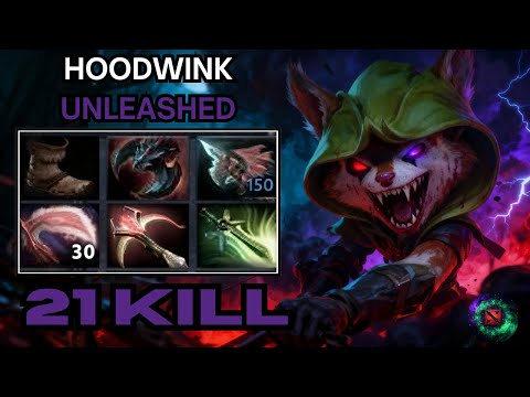 “INSANE Hoodwink 21 Kills Mid Lane DOMINATION – Unstoppable Gameplay | Dota 2 Highlights”