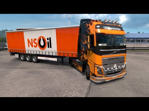 Euro Truck Simulator 2 1.36 Volvo FH Brasov (RO) - Pitesti (RO) Road to the Black Sea DLC ETS2