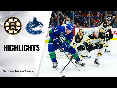 NHLハイライト|ブルインズ @ カナックス 2/22/20 (NHL Highlights | Bruins @ Canucks 2/22/20)