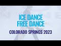 Ice Dance Free Dance Colorado Springs 2023 4ContsFigure