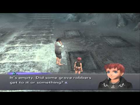 Xenosaga III HD Cutscene 097 - Tomb with ES Names (Ancient Temple Tomb) - JAPANESE - SWIMSUIT MODE
