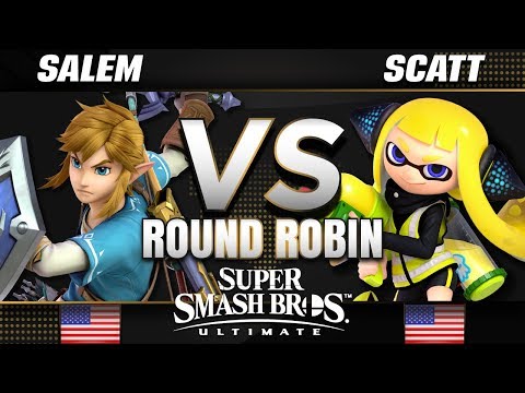 Salem (Link) vs. ScAtt (Inkling/Mega Man) -  Smash Ultimate MVG Round-Robin