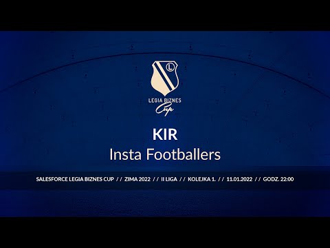 Skrót spotkania KIR - Insta Footballers ( Legia Biznes Cup Zima 2022 )