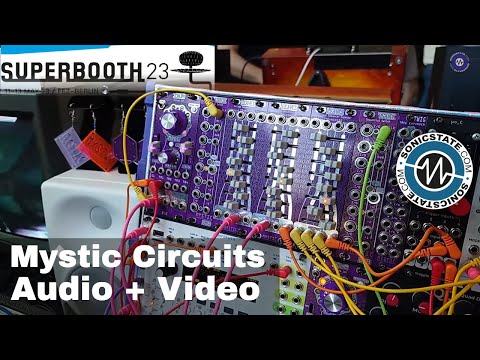 Superbooth 2023: Mystic Circuits - Audio and Lofi Visual Modules