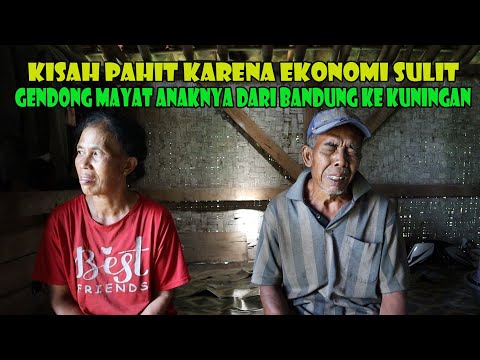 Due to Economic Difficulties, the Father Carried His Child's Body from Bandung to Kuningan.